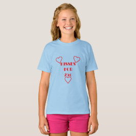 Kisses för 25 cent - Girls grundläggande T-Shirt