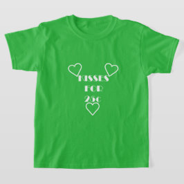 Kisses för 25 cent - Girls grundläggande T-Shirt