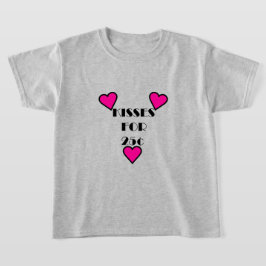 Kisses för 25 cent - Girls grundläggande T-Shirt