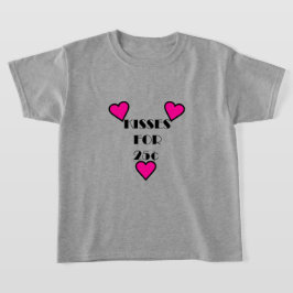 Kisses för 25 cent - Girls grundläggande T-Shirt