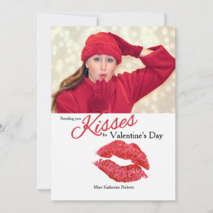 Kisses-fotokort Julkort