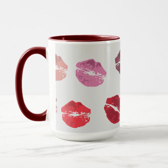 Kisses från Misses Coffee/Tea Mugg (Vänster)