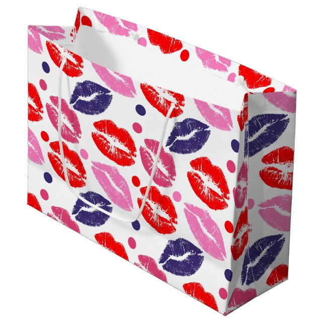 Kisses Gift Bag (Framsidan Vinklad)