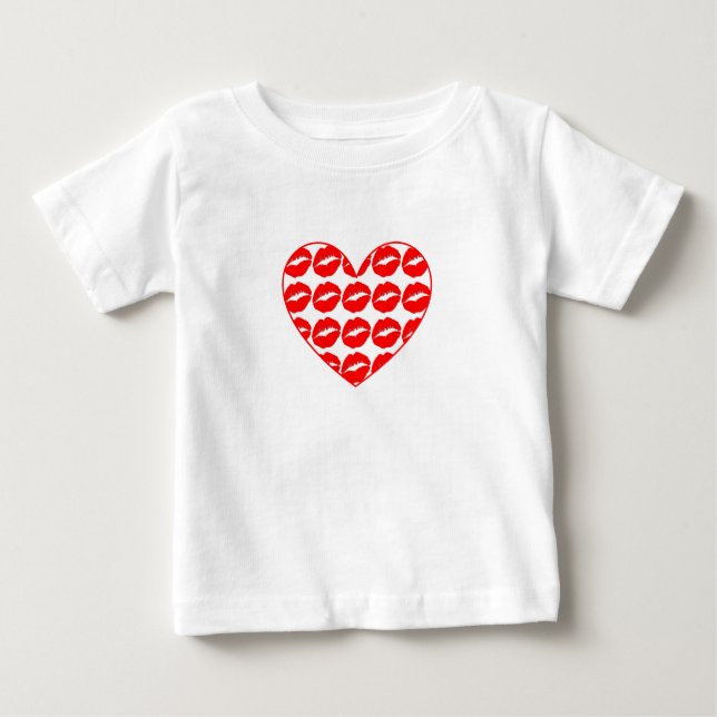 Kisses hjärta t shirt (Framsida)