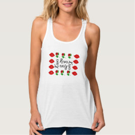 Kisses och Ro - t-shirt Linne Med Racerback