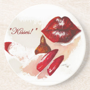 "Kisses!"Underlägg Underlägg
