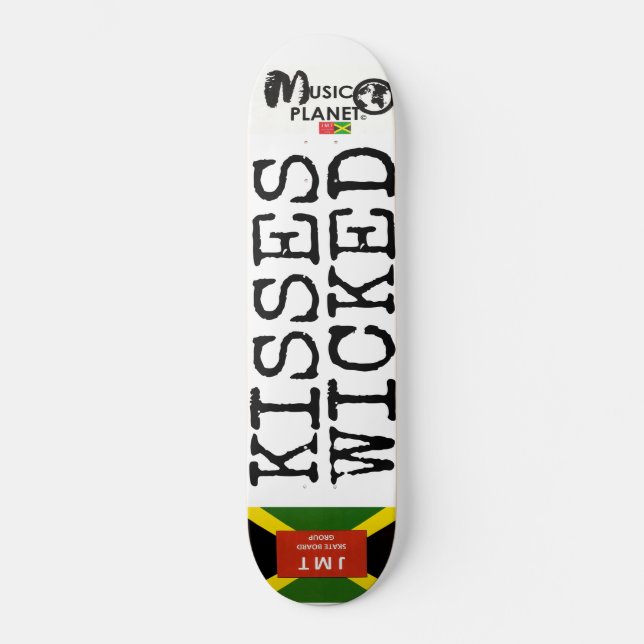 KISSES WICKED Skateboard (Framsida)