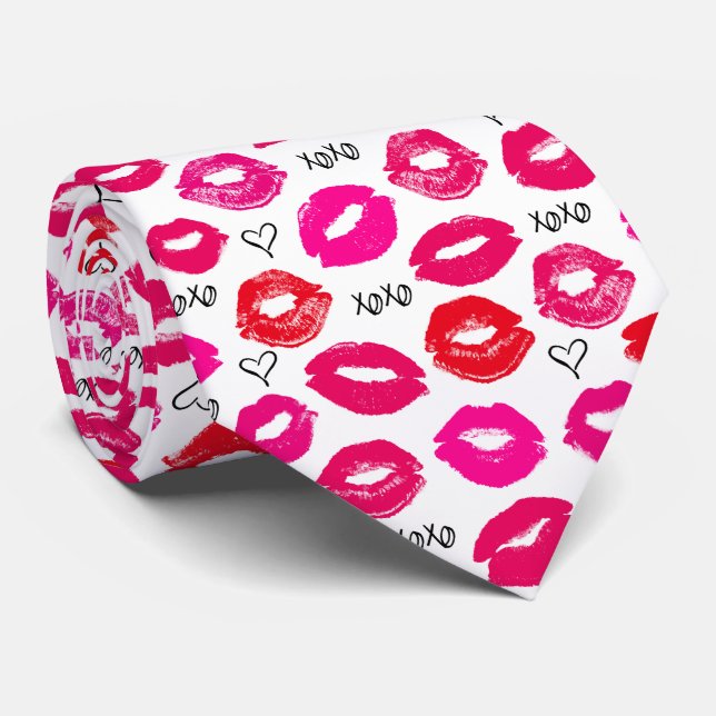 Kisses XOXO Red and Rosa Slips (Rullad)