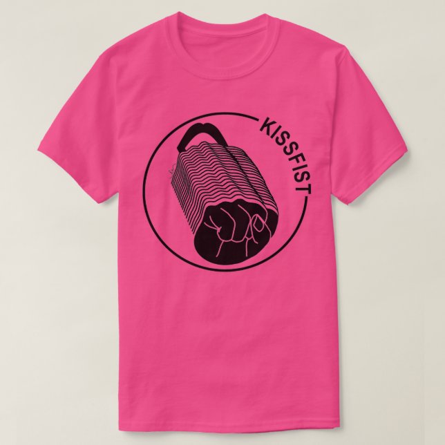 Kissfist svart t shirt (Design framsida)