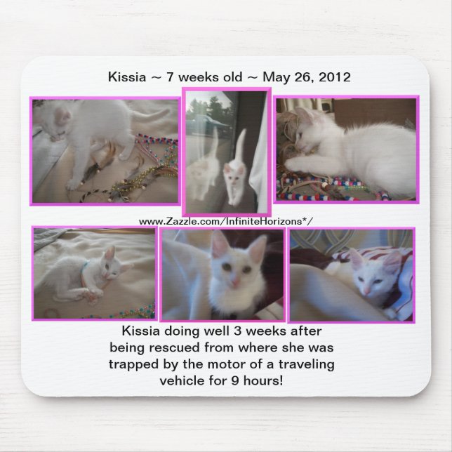 Kissia Doing well Mousepad Musmatta (Framsidan)