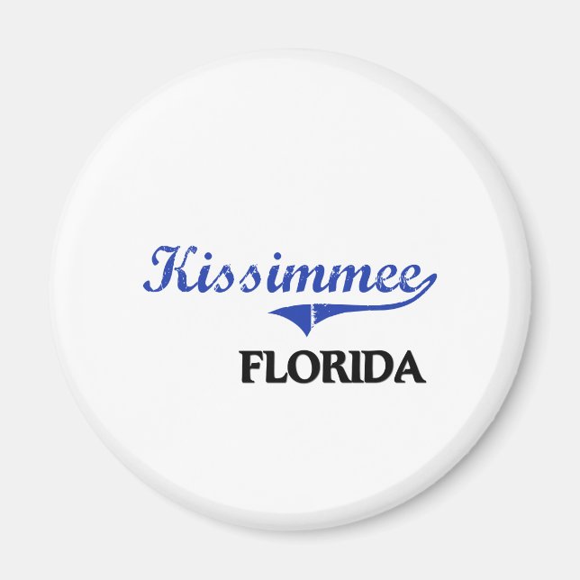 Kissimmee Florida City Classic Magnet (Framsidan)