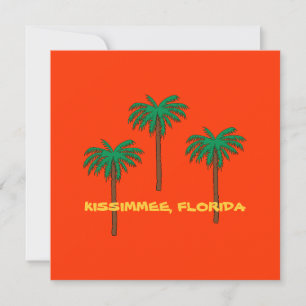 KISSIMMEE, FLORIDA Handflatan Träd Kort