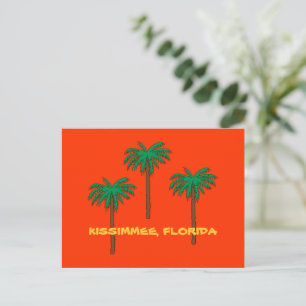 KISSIMMEE, FLORIDA Handflatan Träd Vykort