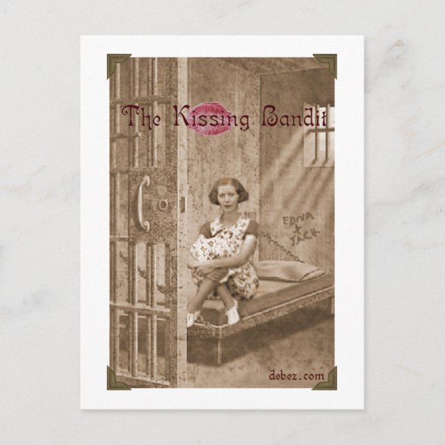 Kissing Bandit Vykort (Framsida)