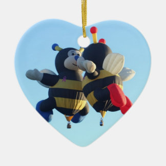 Kissing Bees Luftballong Heart Ornament