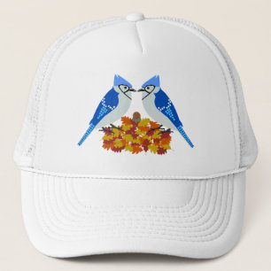 Kissing Blue Jays Fall Wedding Keps