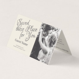 Kissing Bröllop par i Monokrom Kort