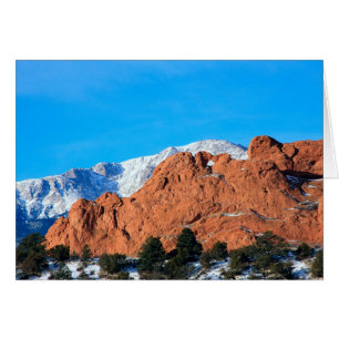Kissing Camels in Garden of the Gods Park Hälsningskort