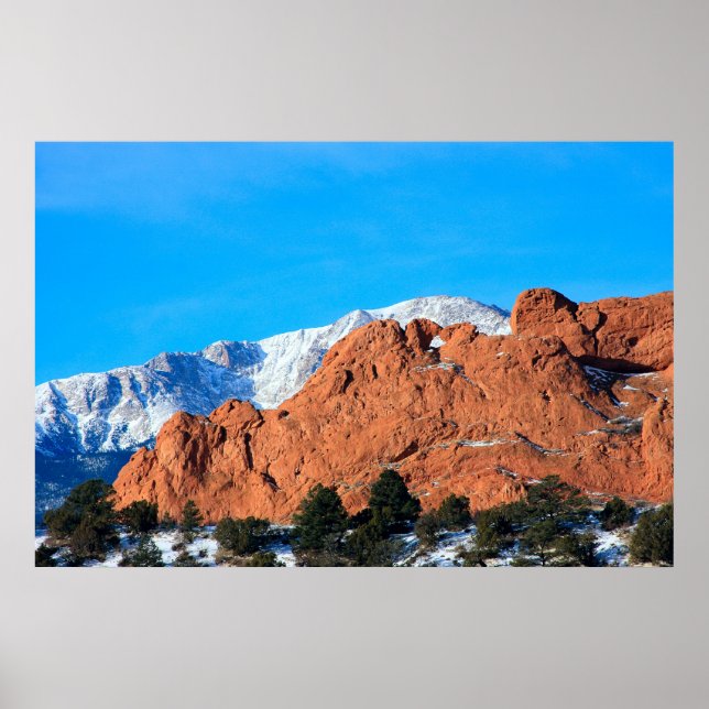 Kissing Camels in Garden of the Gods Park Poster (Framsidan)