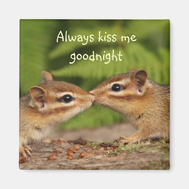 Kissing Chipmunks Magnet (Framsidan)