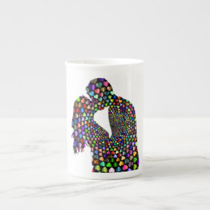 KISSING COUPLE BENPORSLIN MUGG