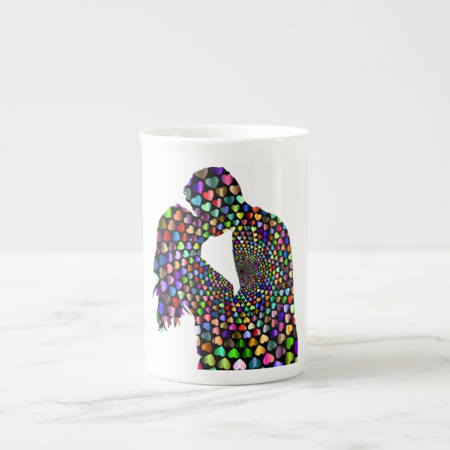 KISSING COUPLE BENPORSLIN MUGG (Framsidan)