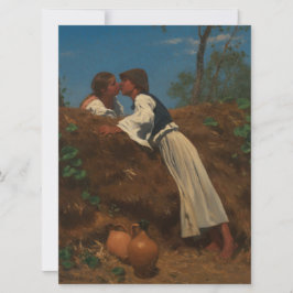Kissing Couple (The Kiss) (av von Pettenkofen) Kort
