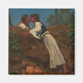 Kissing Couple (The Kiss) (av von Pettenkofen) Magnet