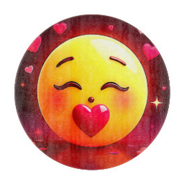 Kissing Emoji Blowing Hearts