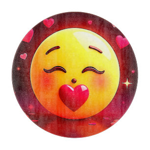 Kissing Emoji Blowing Hearts