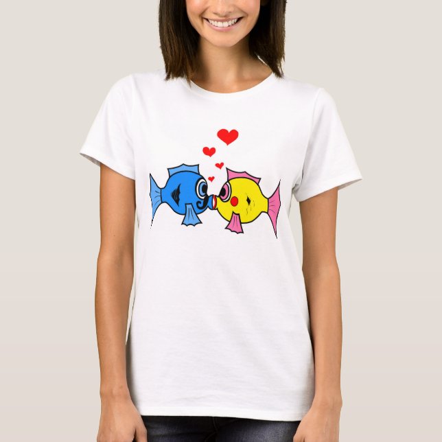 KISSING FISH T-SHIRT (Framsida)