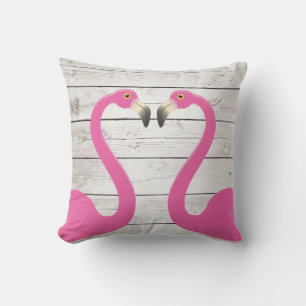 Kissing Flamingos Exdoor Pillow Utomhuskudde