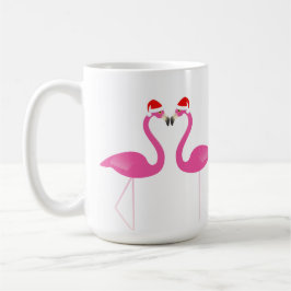 Kissing Flamingos Helgdag Mugg
