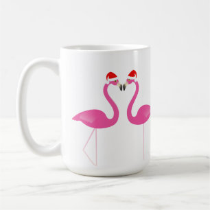 Kissing Flamingos Helgdag Mugg