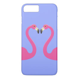 Kissing Flamingos iPhone 7 Plus Fodral lilac