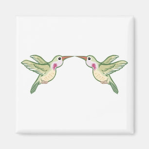 Kissing Hummingbird Magnet