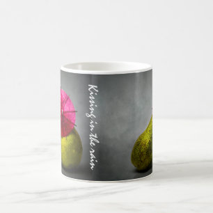 Kissing in Rain Kaffemugg