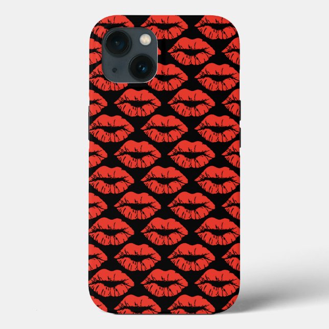 Kissing Läppar Phone Case (Baksida)