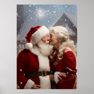 Kissing Mr. och Mrs. Jultomten Poster