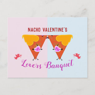 Kissing Nacho Valentines händelse Vykort