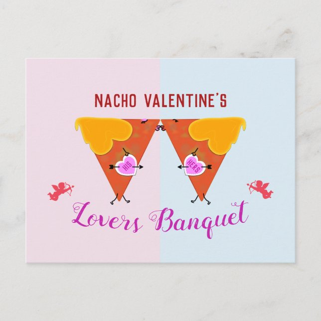 Kissing Nacho Valentines händelse Vykort (Framsida)