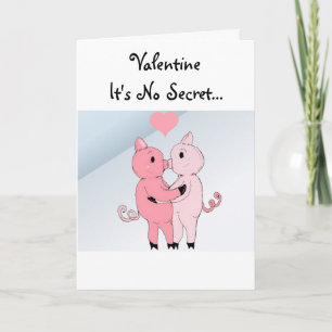 Kissing Piggys Helgkort