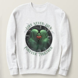 Kissing Spöken Halloween Shirt Lång Ärmad Tröja