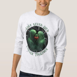 Kissing Spöken Halloween Shirt Lång Ärmad Tröja