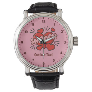 Kissing Tecknad Ljud Effekt Armbandsur