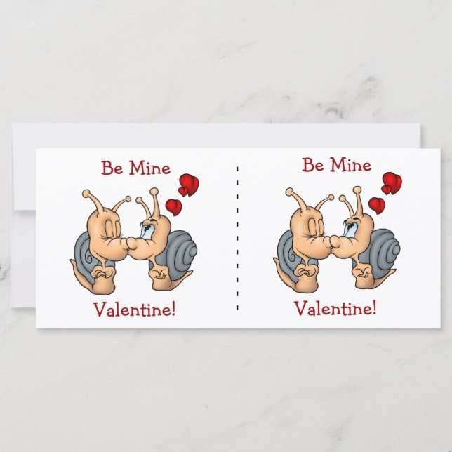 Kissing Valentine Snigel (Framsida)