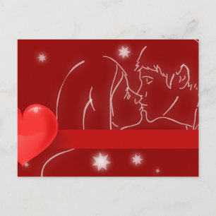 Kissing Vykort