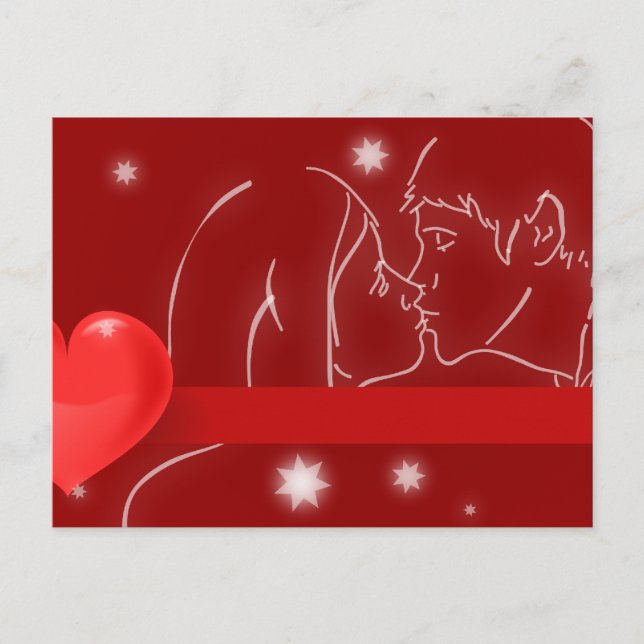 Kissing Vykort (Framsida)