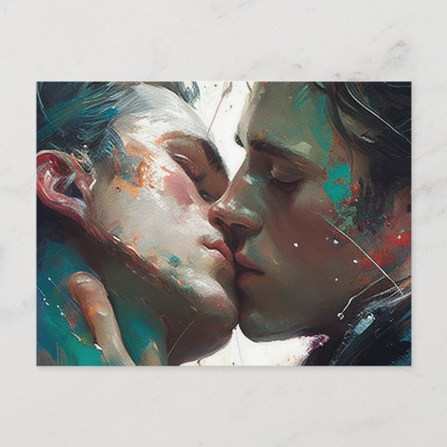 Kissing-vykort Vykort (Framsida)