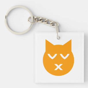 Kissing with Closed Öga Emoji Cat